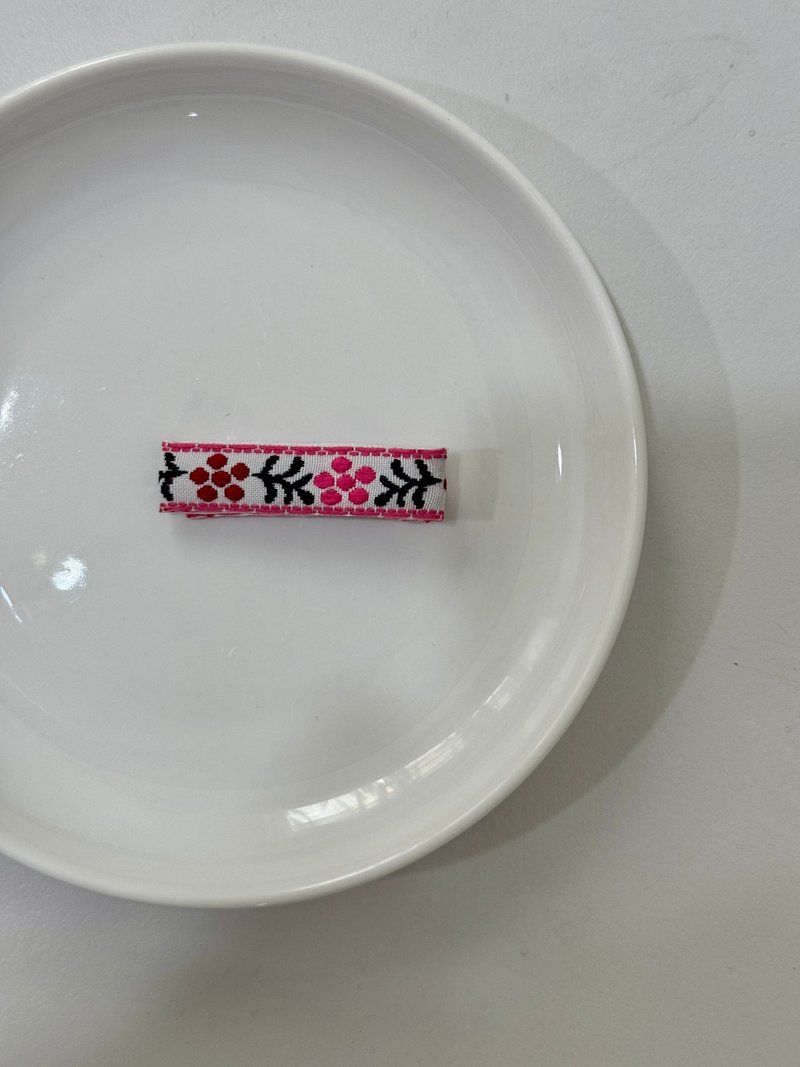 罂粟红全包发夹/鸭嘴夹款 - 发饰 - 聚酯纤维 多色