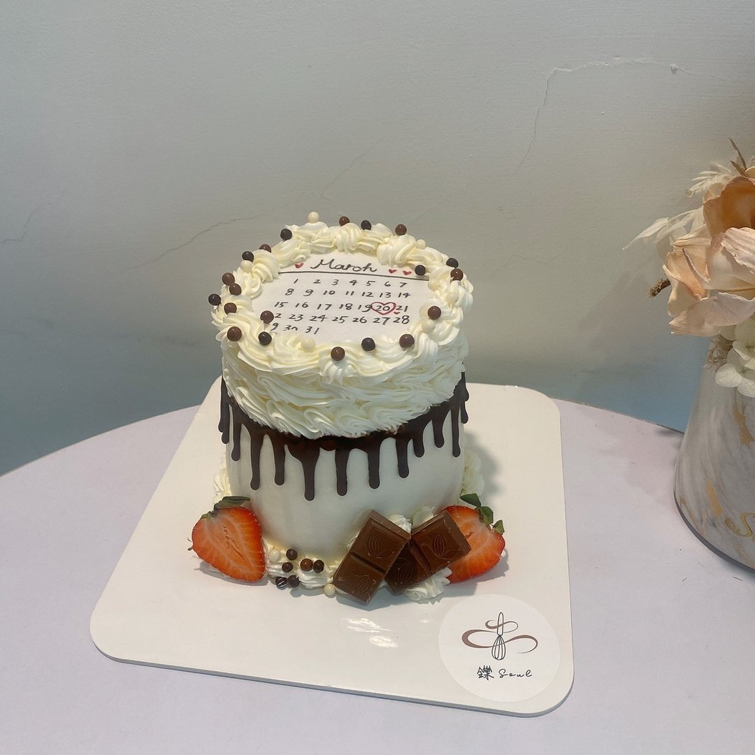 简单风格 可可淋酱 月历 燃烧蛋糕 定制化蛋糕 生日蛋糕 铄甜点 - 蛋糕/甜点 - 新鲜食材 