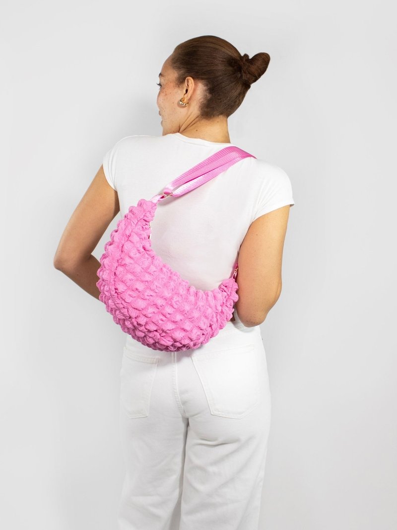 英国Kind Bag-松饼斜背包-活力粉 - 侧背包/斜挎包 - 其他材质 粉红色