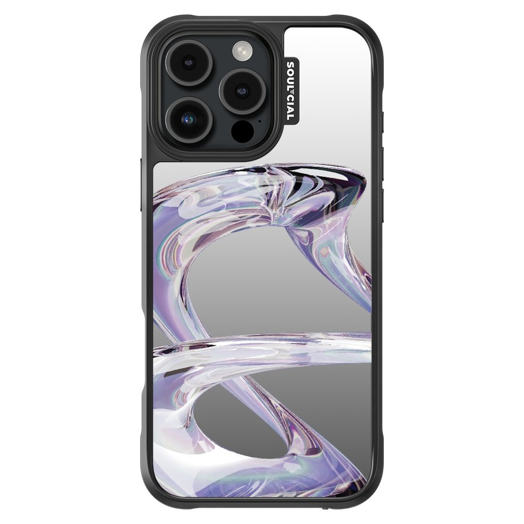 Metallic Pastel Fluid iPhone 16 手机壳 Magsafe磁吸防撞保护壳 - 手机壳/手机套 - 其他材质 