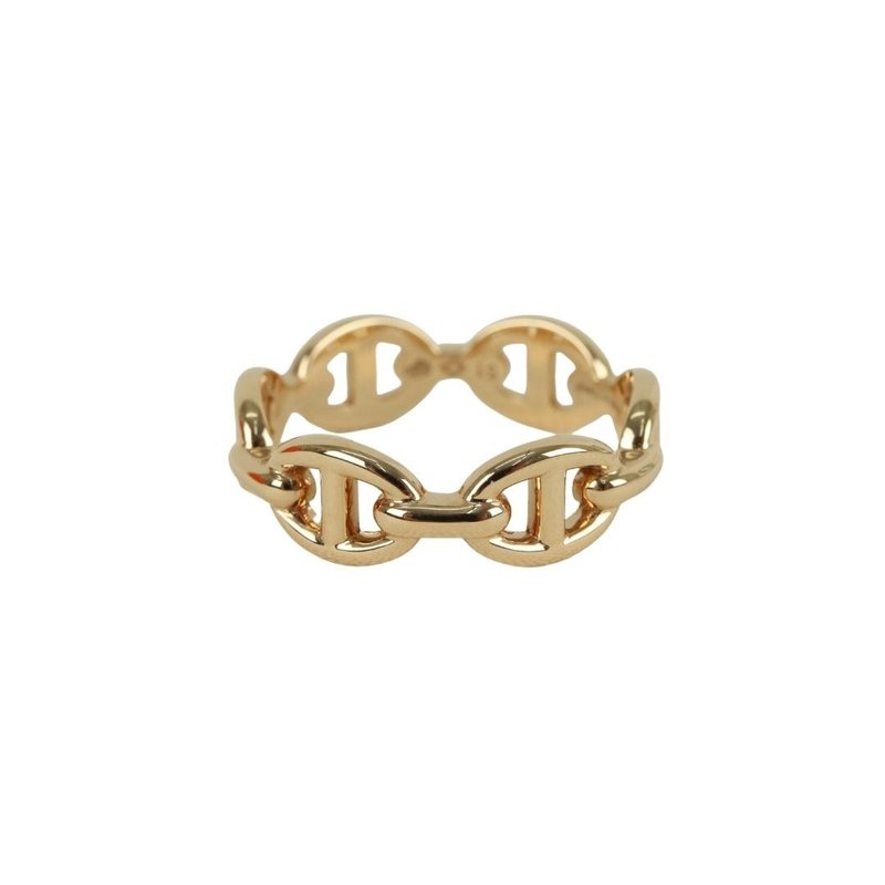 Hermes Chaine d'Incre Enchene 戒指 18K金- 01447 - 戒指 - 其他金属 金色