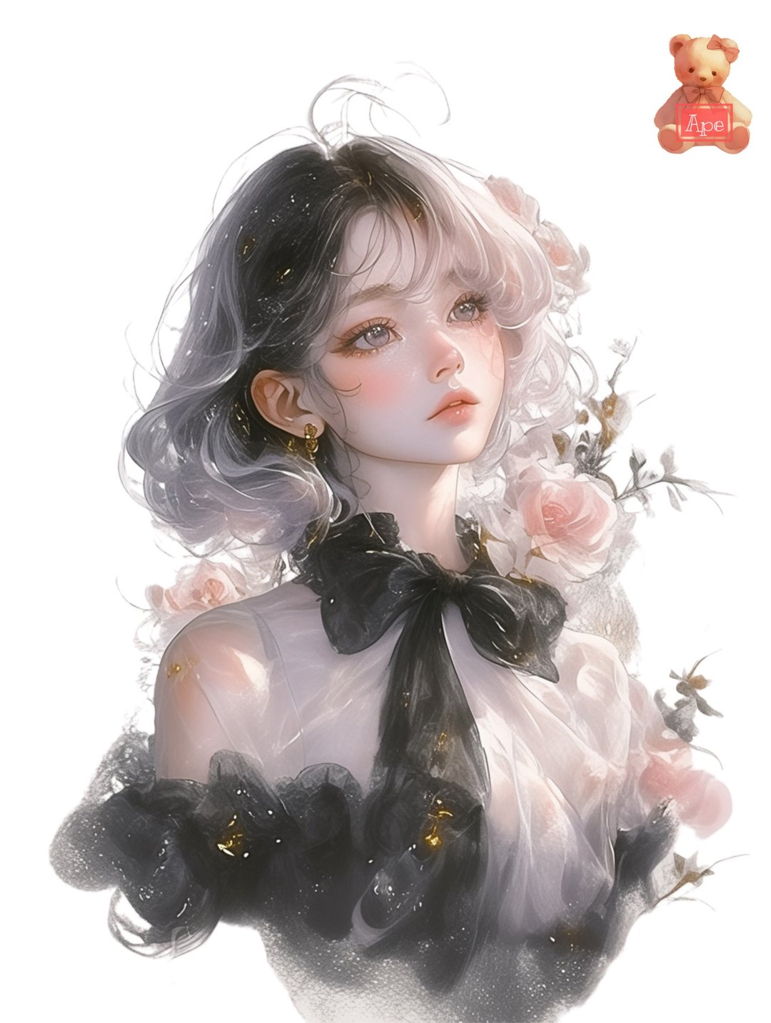 原创人物贴纸 装饰贴纸 内含5枚 - 贴纸 - 纸 