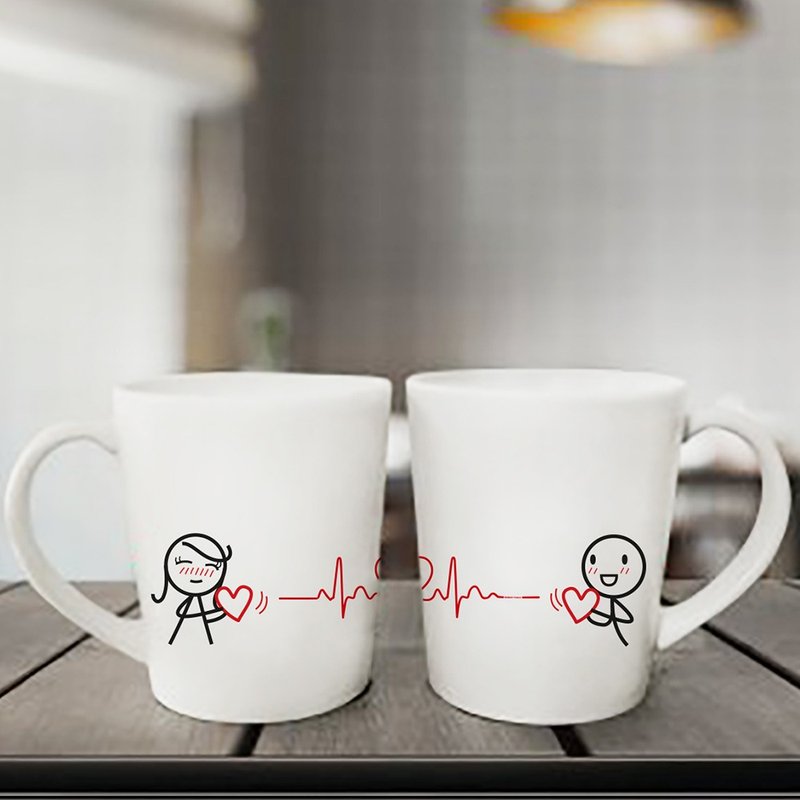 我们永远系在一起 咖啡杯/马克杯对杯组 | HUMAN TOUCH - 咖啡杯/马克杯 - 粘土 白色