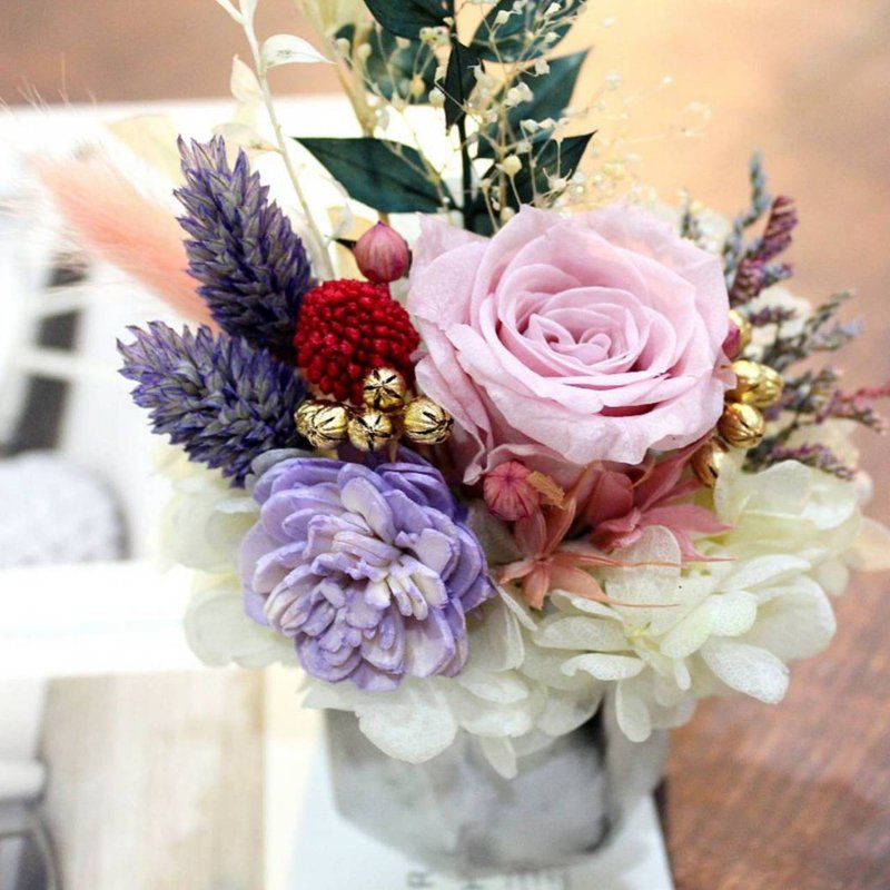 下班随手作 | 工业风永生花 - 植栽 - 植物．花 