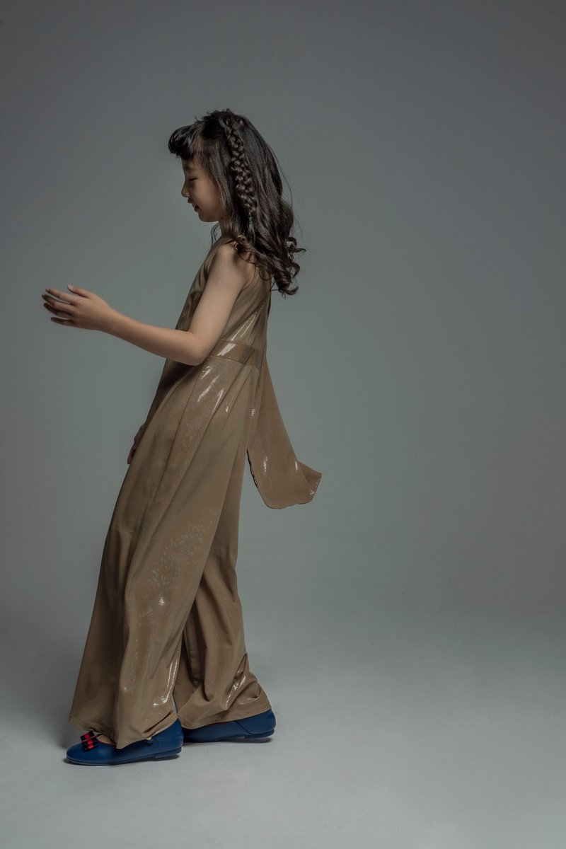 Sparkle One Shoulder Jumpsuit / FW2019 - 童装礼服/连衣裙 - 其他材质 