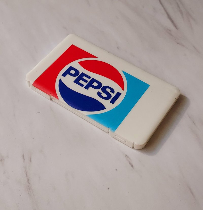 早期 PEPSI 百事可乐 长形塑料收纳盒 - 收纳用品 - 塑料 