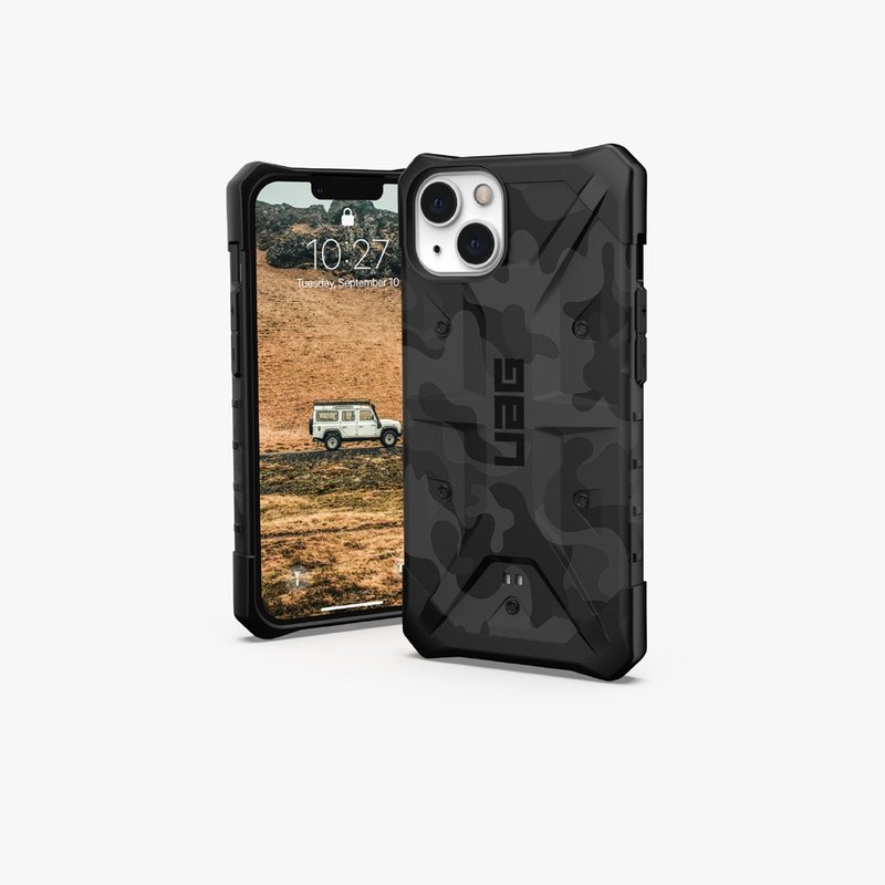 UAG iPhone 13 耐冲击保护壳-迷彩黑 - 手机壳/手机套 - 橡胶 黑色