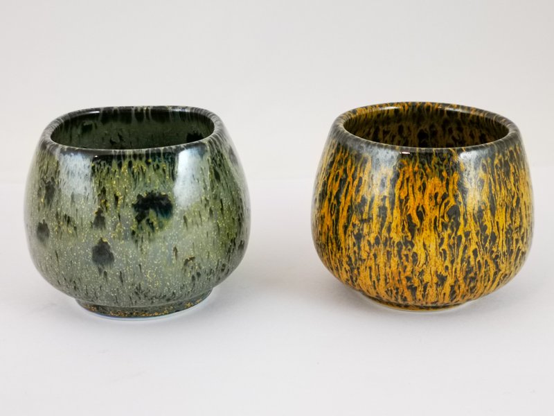 【大立窑】鸿蒙天青 方圆玄禅对杯(请选择规格-或使用讯息先咨询) - 茶具/茶杯 - 瓷 