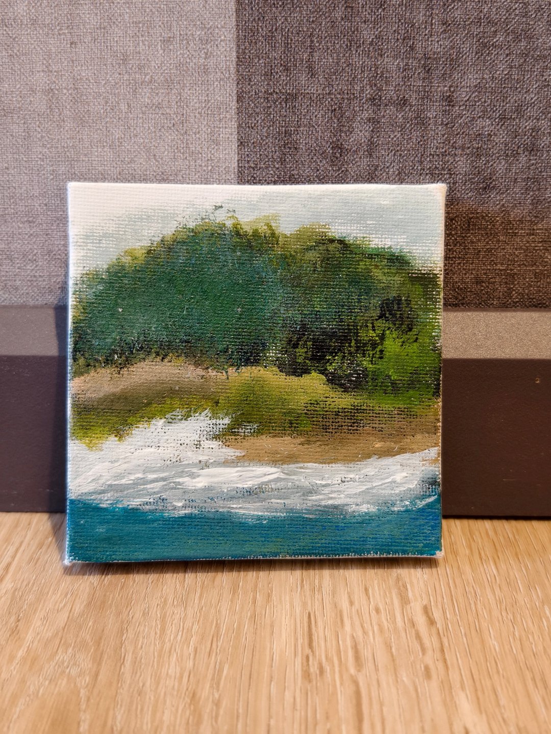 在船上所见的榕树/风景画/疗愈画/无框画/压克力/装饰画水彩画 - 海报/装饰画/版画 - 棉 