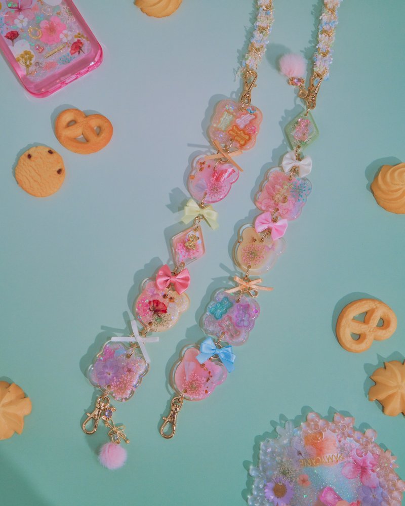 熊宝宝幻彩毛毛多用途侧背带 - 手机配件 - 粘土 粉红色