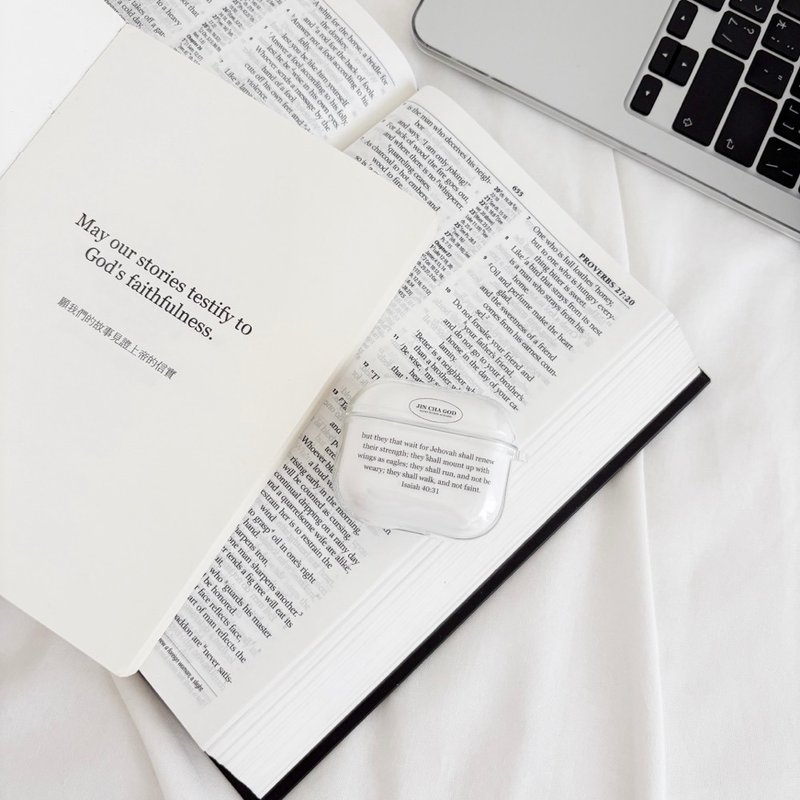 JIN CHA GOD- AirPods耳机壳保护套 但那些仰望耶和华的人 - 耳机收纳 - 其他材质 