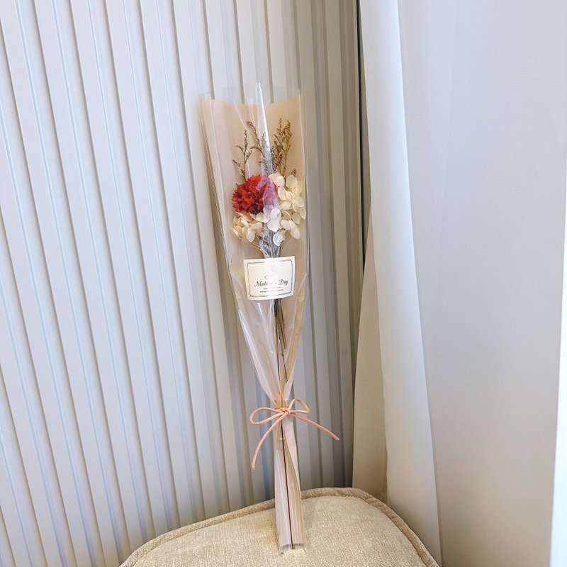 母亲节小花束。母亲节花束。花束。康乃馨。母亲节花礼。小花束 - 干燥花/捧花 - 植物．花 