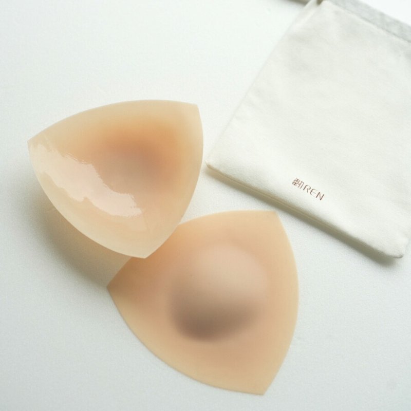 超薄隐形三角胸贴 | 乳贴 三角胸贴 Nu Bra - 其他 - 硅胶 橘色