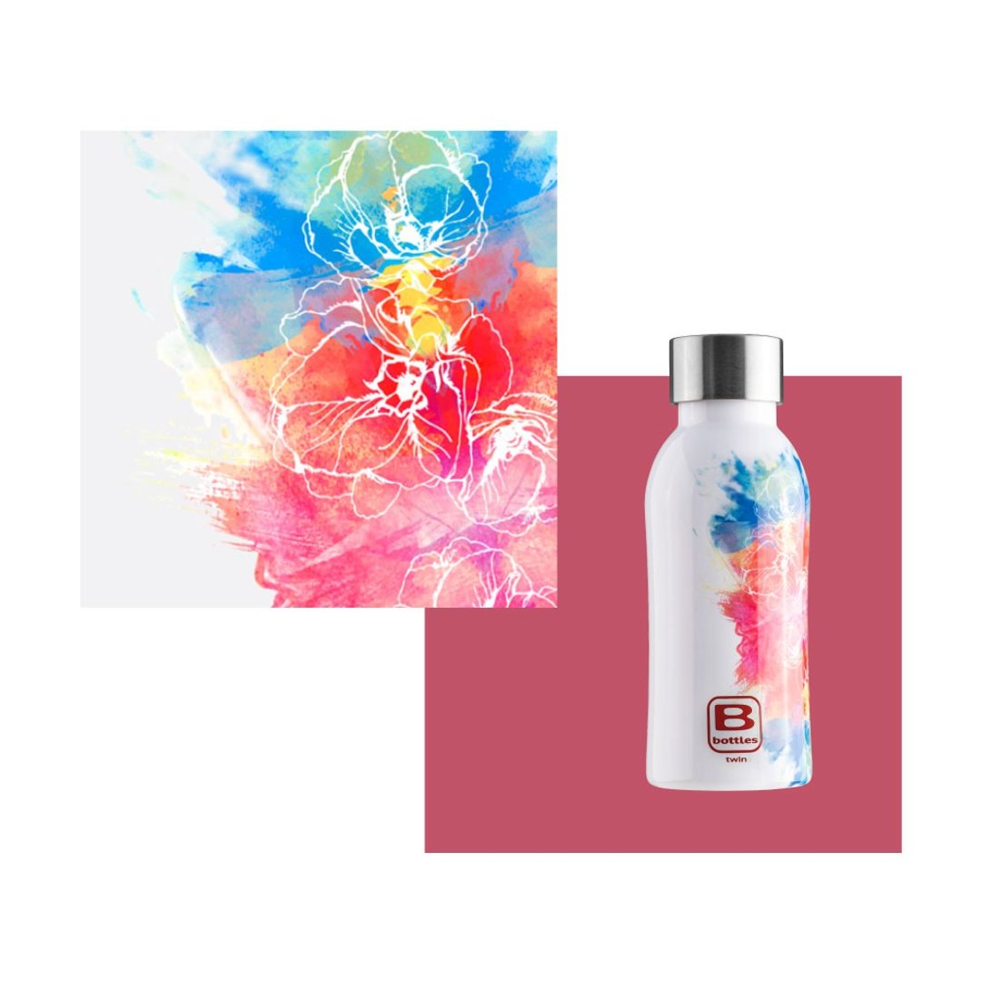 BUGATTI缤纷花宴保温瓶350ml - 保温瓶/保温杯 - 其他金属 白色