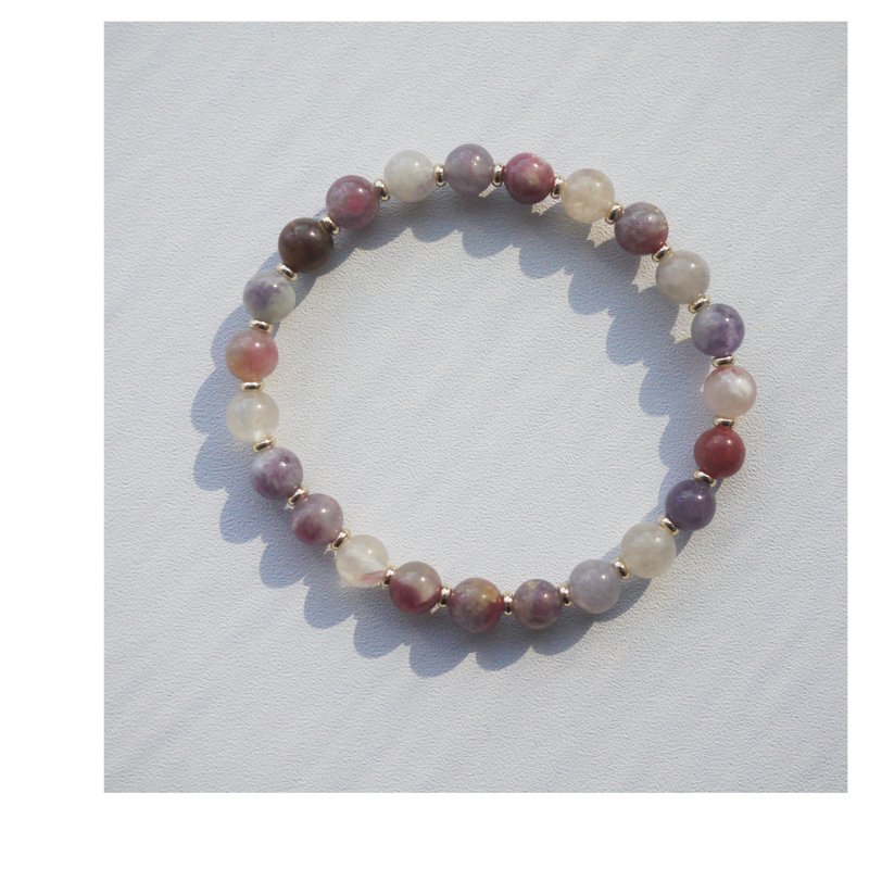 缤纷云彩纹路手串 | 天然石手珠 - 手链/手环 - 其他材质 多色