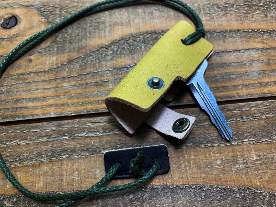 OTONA Matcha and red bean paste Ujikintoki color Adult mosquito key chain Connect with pants OKK-OBK-O - 钥匙链/钥匙包 - 真皮 绿色