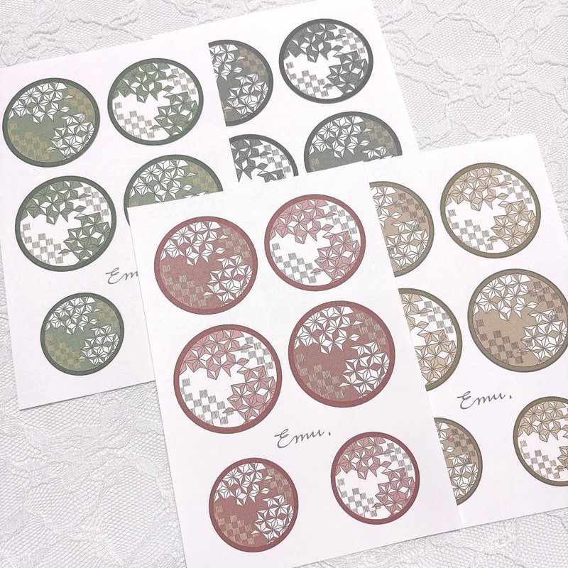 日式图案纸 -009- - 其他 - 纸 多色