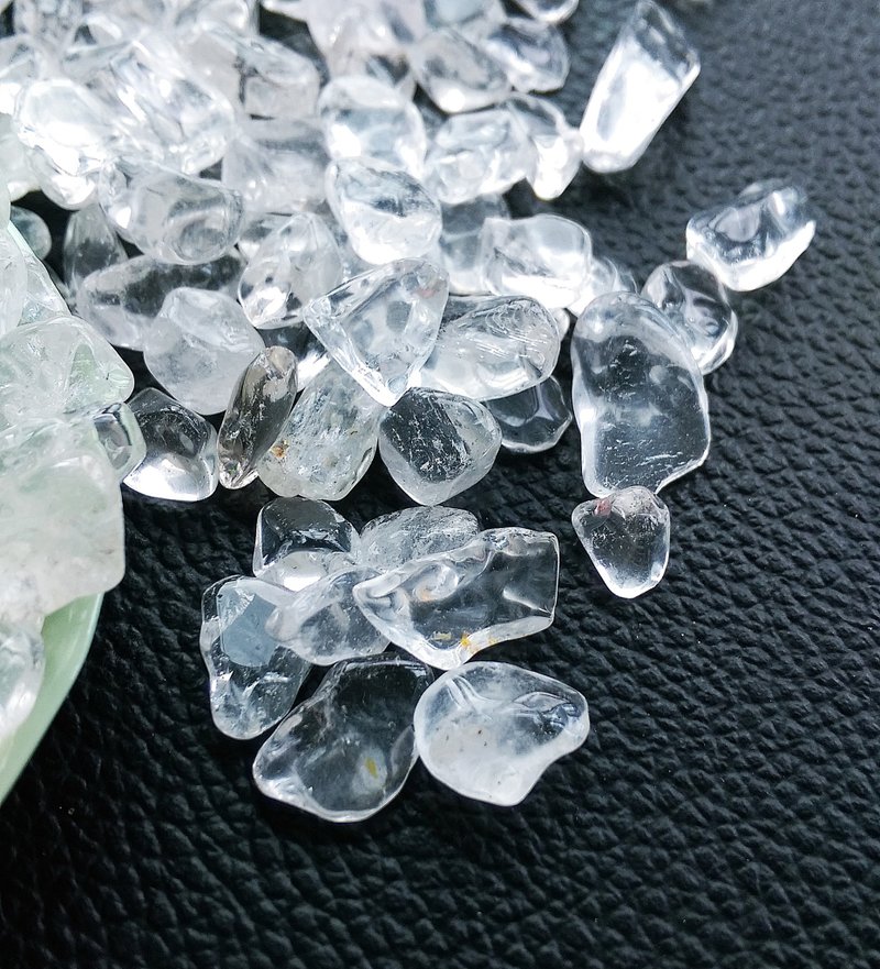 天然白水晶碎石 净化专用小碎石 粗碎石 一份 200g 售100元 - 摆饰 - 其他材质 