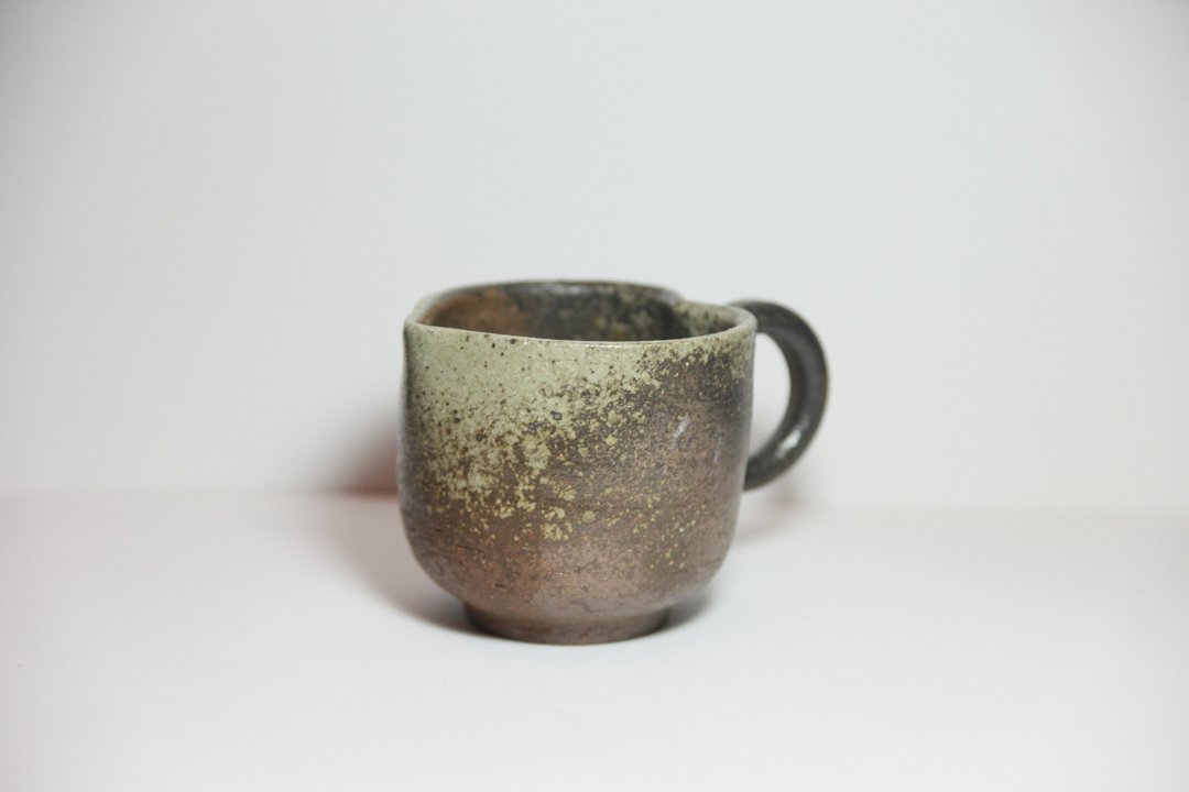 藏菁ㅣ爱心柴烧杯 - 茶具/茶杯 - 陶 