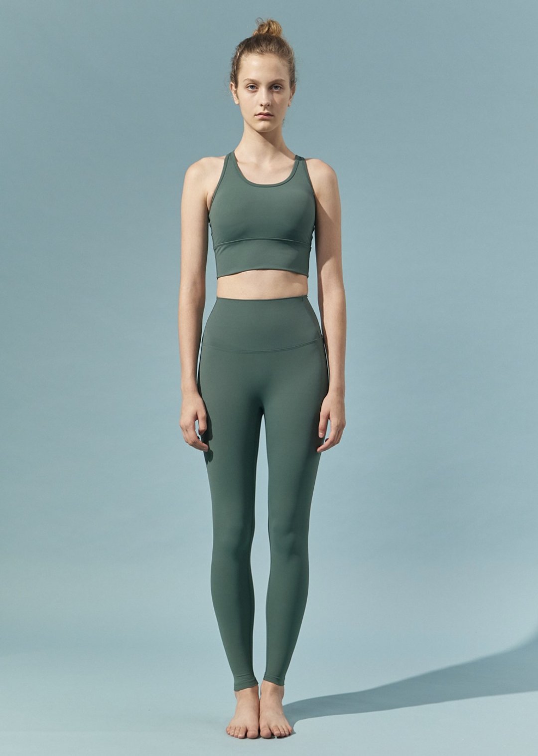 New Five Elements Pants Plus (Smoke Green) - 女装瑜珈服 - 聚酯纤维 多色