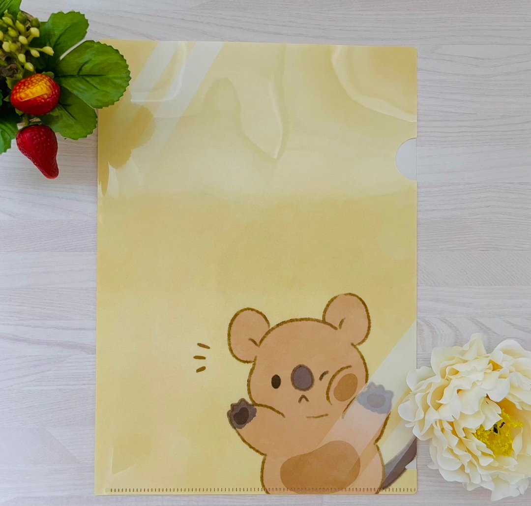 紧贴小袋鼠 A4 文件夹 - 文件夹/资料夹 - 其他材质 黄色
