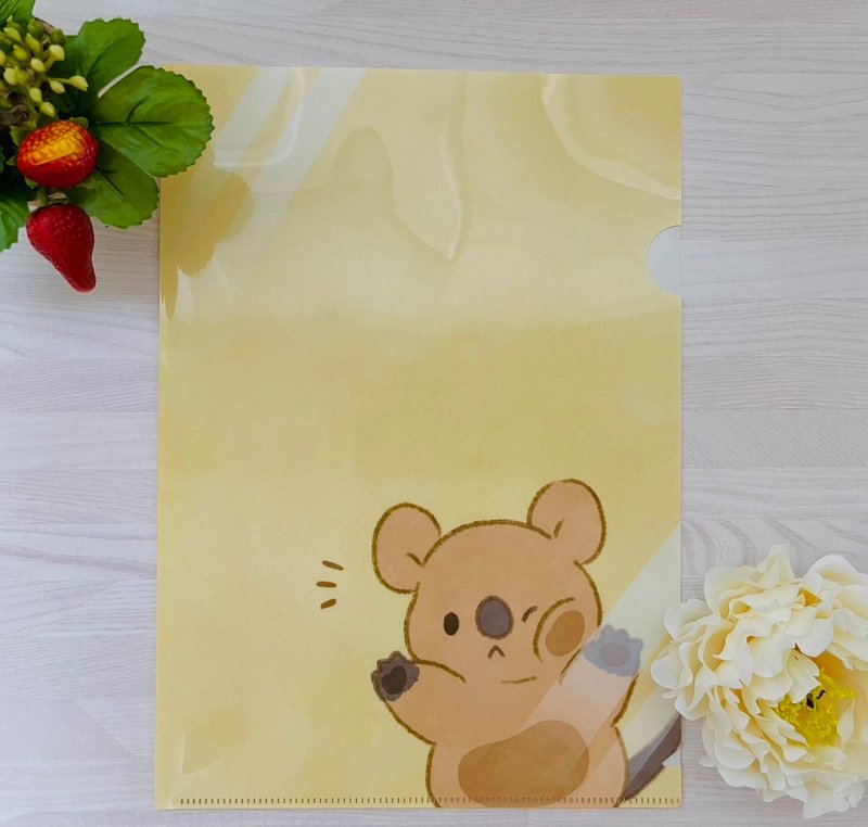 紧贴小袋鼠 A4 文件夹 - 文件夹/资料夹 - 其他材质 黄色