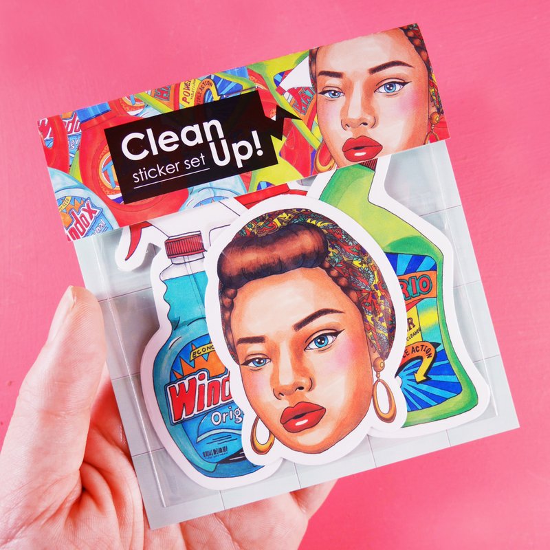 大扫除防水贴纸组 - 贴纸 - 防水材质 多色