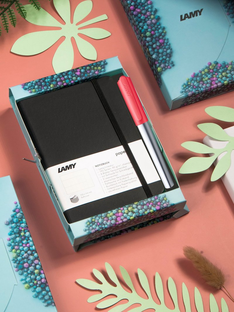 【雷雕刻字】独家 / LAMY 钢笔 A6 钢笔用笔记本礼盒 - NEXX - 钢笔 - 铝合金 多色