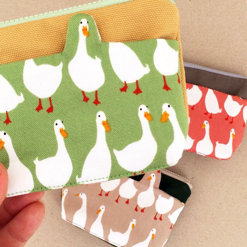 *我最摇摆 /造型口袋零钱包 * - 零钱包 - 棉．麻 多色