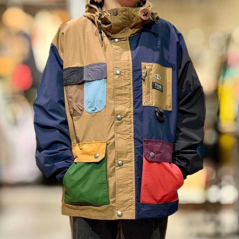 日本限定 POLER 60/40 POLER MOUNTAIN PARKA 防水防风大衣 卡其 - 男装外套 - 其他材质 卡其色