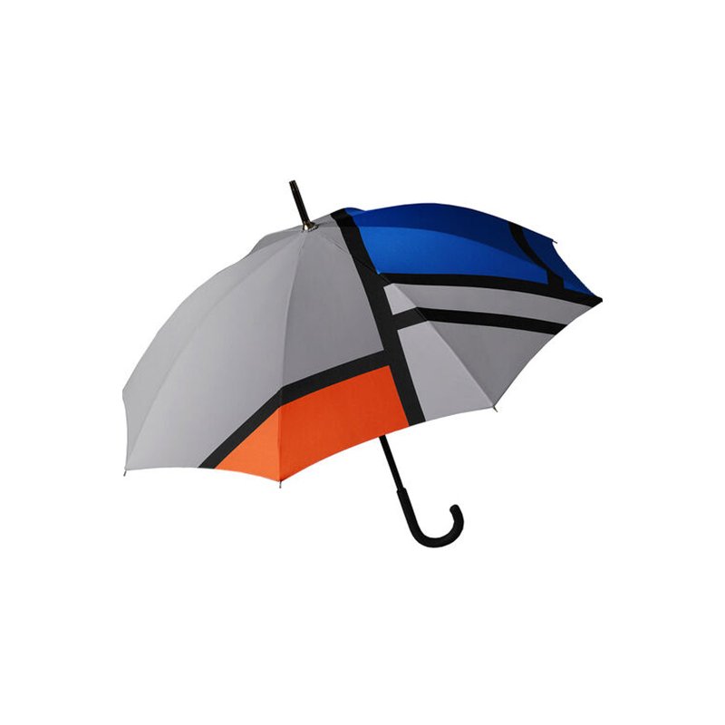 美国 MoMA 蒙德里安长柄伞 色块抽象艺术 简约小众雨伞 生日礼物 - 雨伞/雨衣 - 其他材质 多色