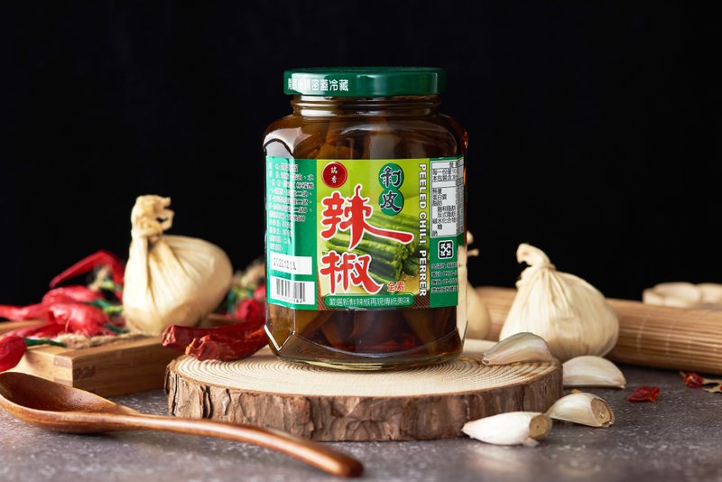 【瑞香秘制剥皮辣椒】香辣系列 新鲜青辣椒 辛香调味 全素可食 - 酱料/调味料 - 新鲜食材 
