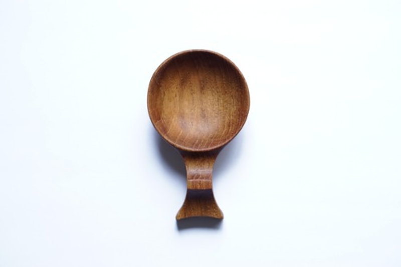 木制咖啡豆勺，柚木 - 餐刀/叉/匙组合 - 木头 