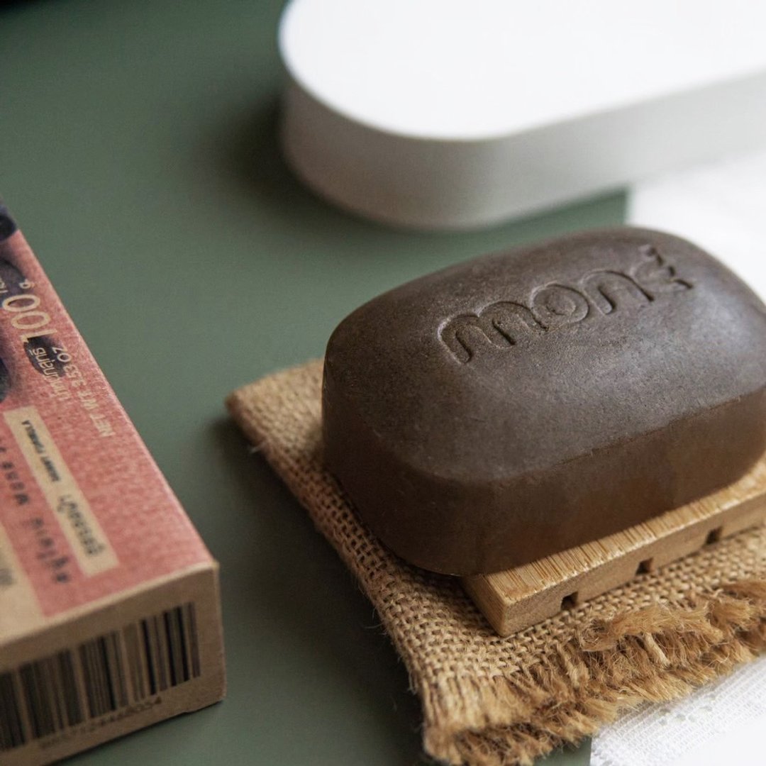 Mone Mineral Stone Facial Soap, Wild Turmeric - 肥皂/手工皂 - 其他材质 