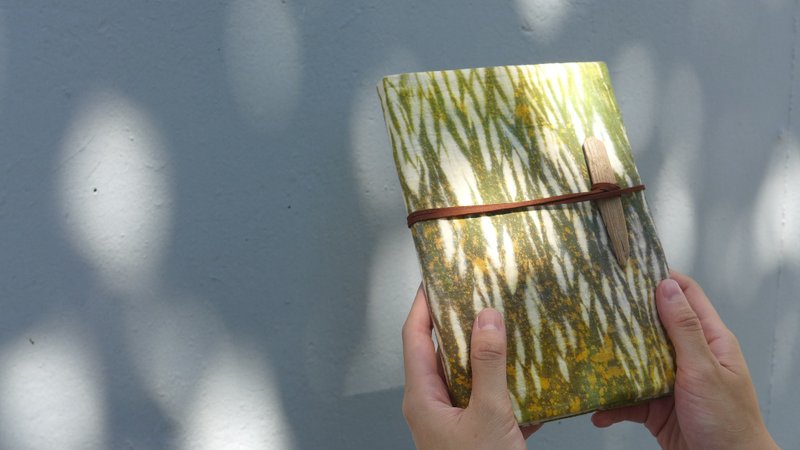 手染森林笔记本套 - 笔记本/手帐 - 棉．麻 绿色