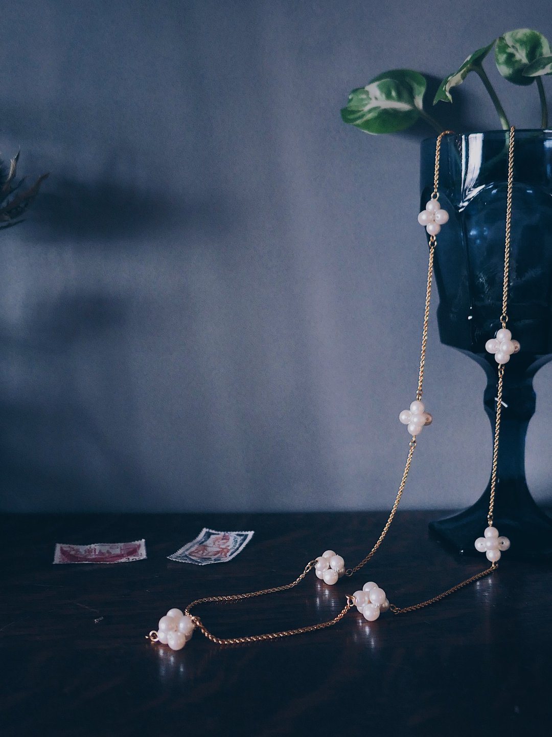 Napier 珍珠球长项链－美国古董首饰 Vintage Jewelry - 项链 - 珍珠 