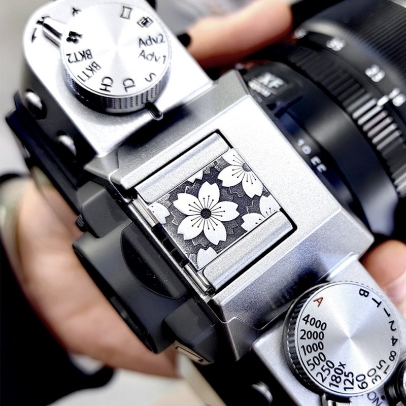 定制精雕单反数码相机热靴盖 黄铜热靴盖 适用富士徕卡尼康佳能 - 相机 - 铜/黄铜 