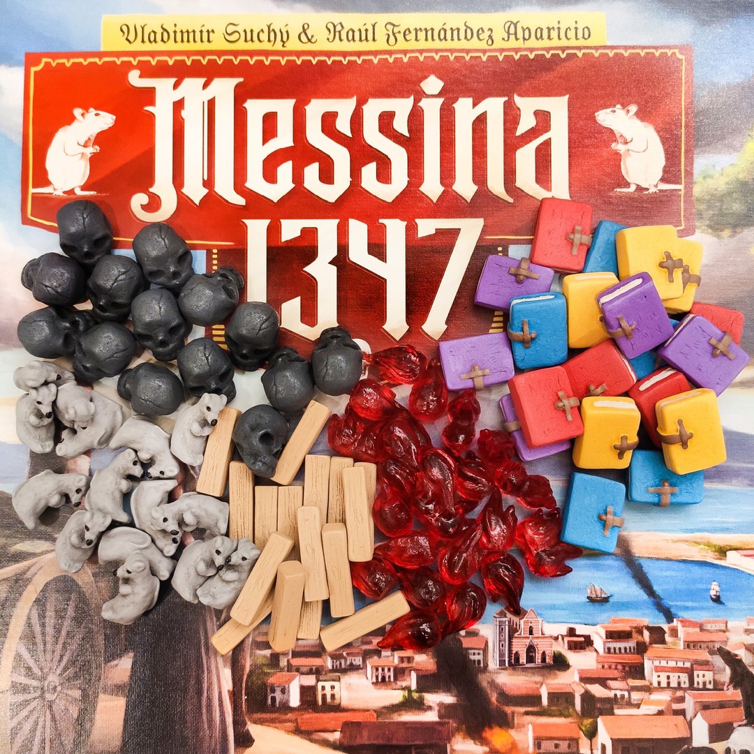 豪华资源代币与 Messina 1347 棋盘游戏兼容 - 桌游/玩具 - 其他材质 多色