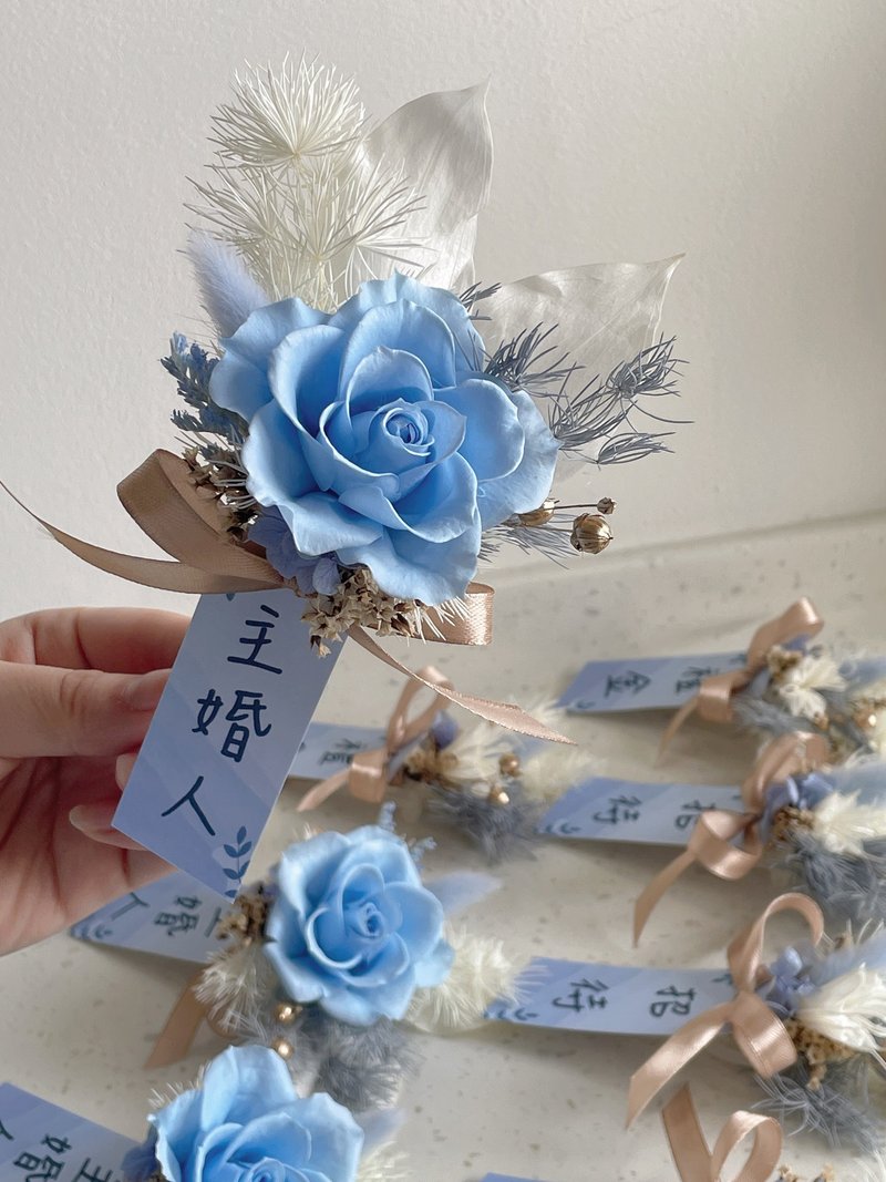 Sheng Garden盛世花苑 【胸花 手腕花】结婚婚宴宴客新郎伴郎伴娘 - 干燥花/捧花 - 植物．花 多色