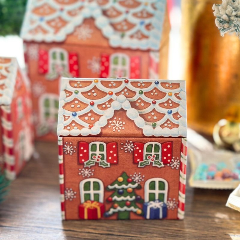 圣诞拐杖姜饼屋糖果礼盒(小)【英国糖迷你包2包入】 - 零食/点心 - 其他材质 橘色