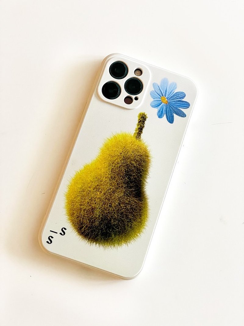 SoftServe柔软供应 毛毛梨 适用于iphone原创液态硅胶手机保护壳 - 手机壳/手机套 - 硅胶 