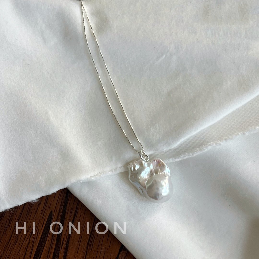 Hi Onion原创小众新中式天然石耳环耳夹无耳洞耳骨夹国风耳扣新款 - 耳环/耳夹 - 其他材质 