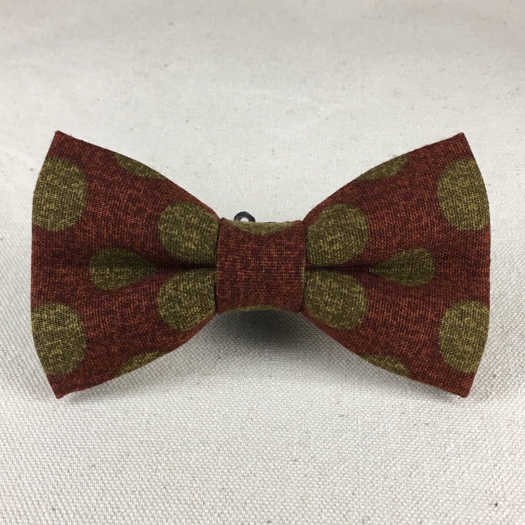 Mr.Tie 手工缝制领结 Hand Made Bow Tie 编号141 - 领带/领带夹 - 棉 红色