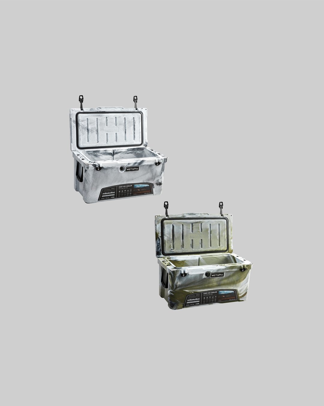 #270Pro - 户外露营风格保冰桶 EASY-ICE 75QT 两色可选 - 露营用品 - 塑料 白色