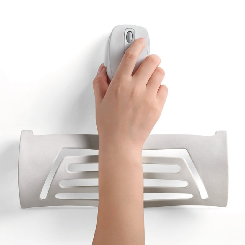 4Wrist Support 腕托 鼠标弹力垫 - 鼠标垫 - 尼龙 灰色