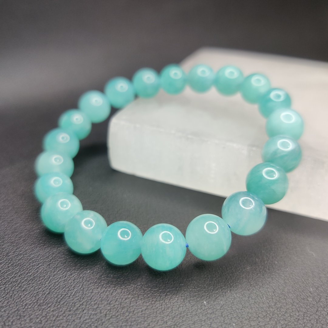 天河石 Amazonite 手串 手链 天然水晶 水晶手链 - 手链/手环 - 水晶 