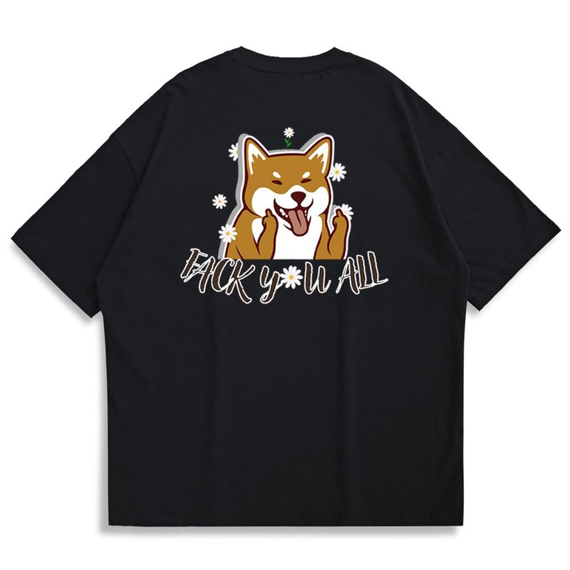 【CREEPS】Fack You All 宽松重磅印花T恤 - 男装上衣/T 恤 - 棉．麻 多色