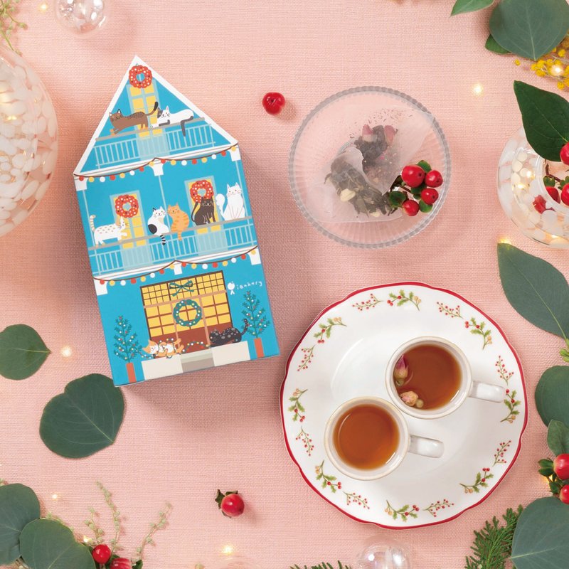 【圣诞礼盒】 精选花茶礼盒 | 香港制造 社企礼物 天然健康 减压 - 茶 - 新鲜食材 多色