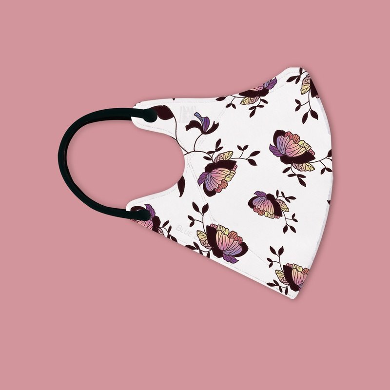 蓝鹰牌 N95立体型医用成人口罩 恋上巴洛克 彩蝶圆舞曲 10片x1盒 - 口罩 - 其他材质 白色