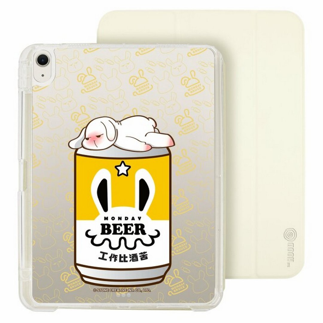 工作比酒苦 iPad Air 11/pro13可拆式防摔透明笔槽折套ipad - 平板/电脑保护壳 - 塑料 多色